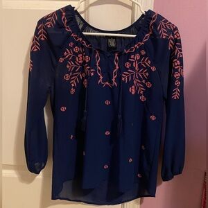 Embroidered Women’s Tunic Top